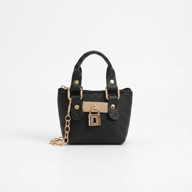 Textured Top-Handle Mini Crossbody Bag - Loxie