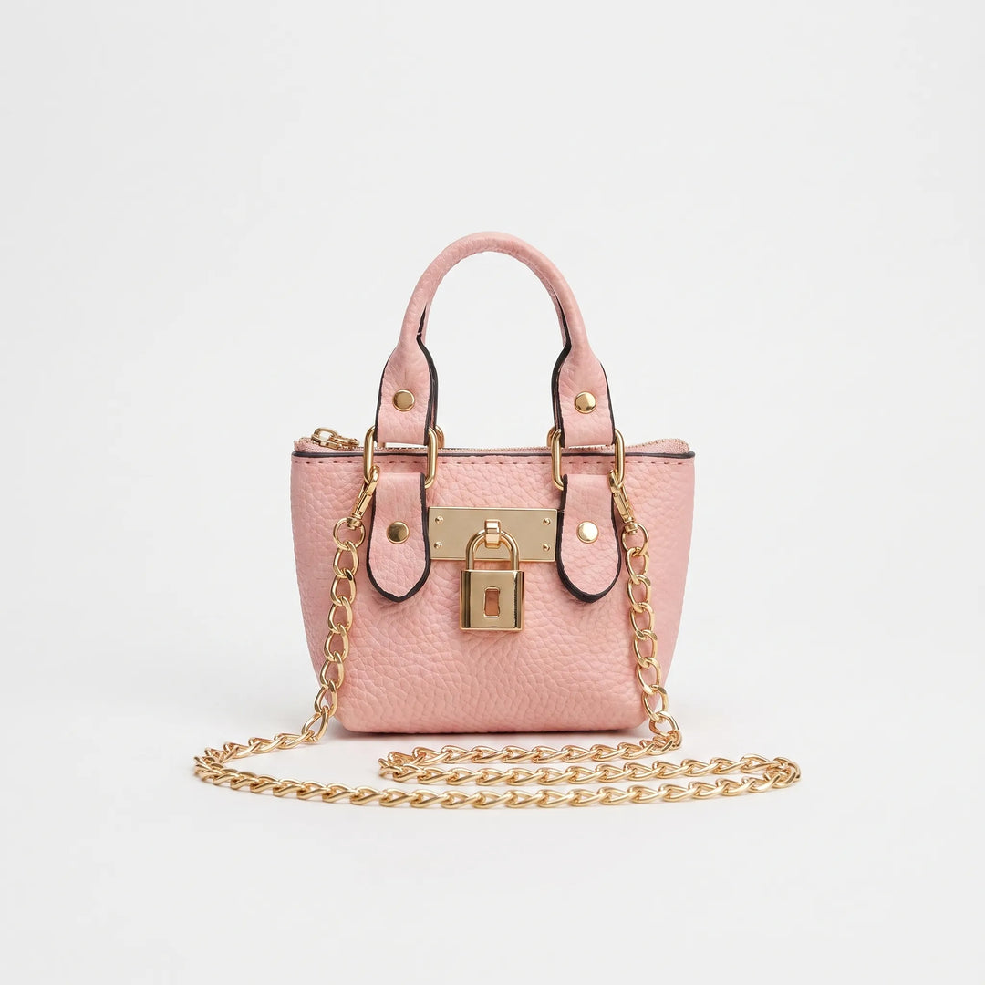Textured Top-Handle Mini Crossbody Bag - Loxie
