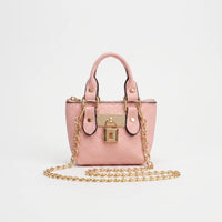 Textured Top-Handle Mini Crossbody Bag - Loxie