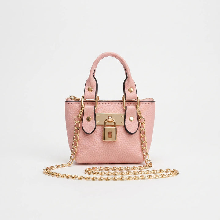Textured Top-Handle Mini Crossbody Bag - Loxie