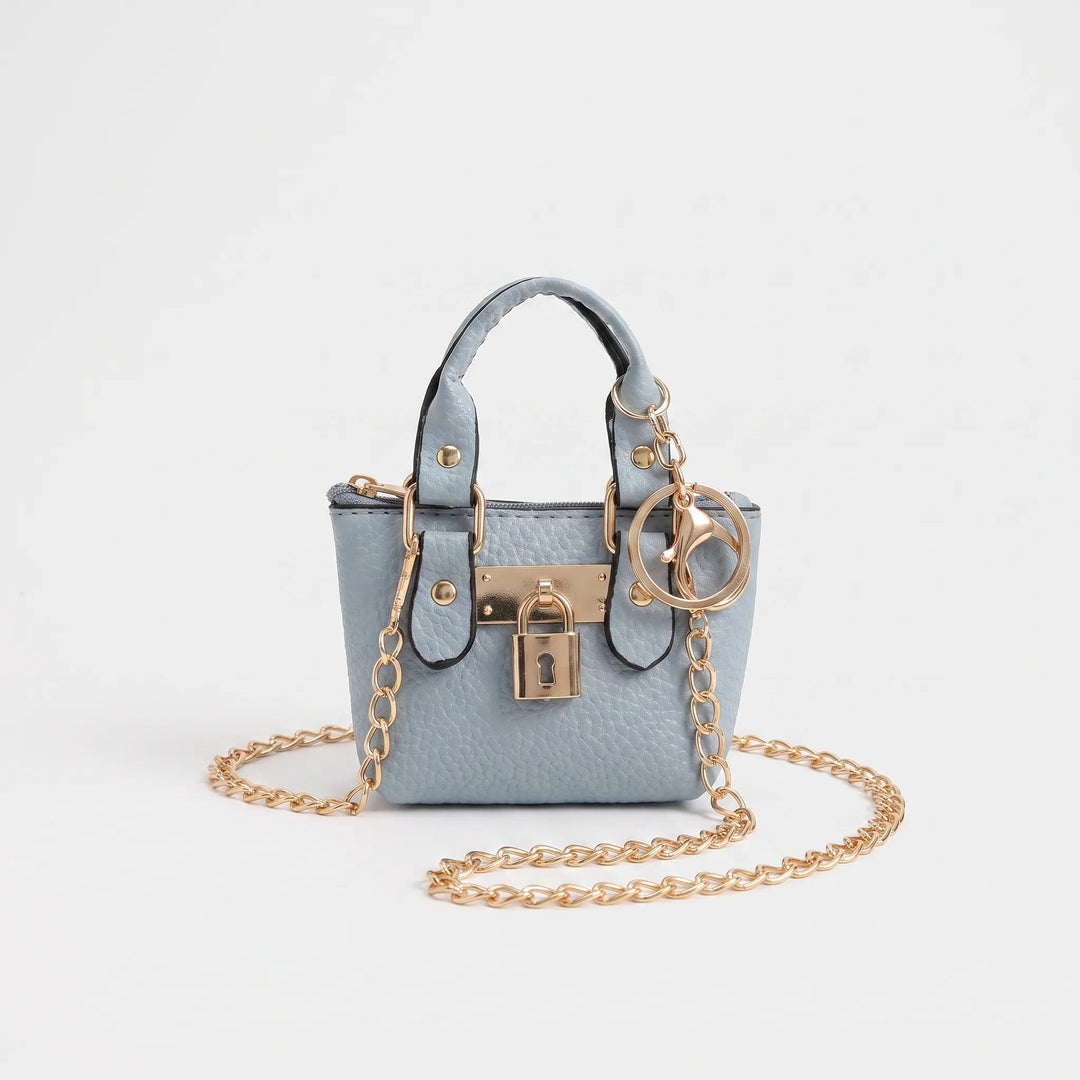 Textured Top-Handle Mini Crossbody Bag - Loxie