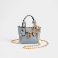 Textured Top-Handle Mini Crossbody Bag - Loxie