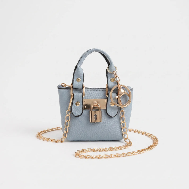 Textured Top-Handle Mini Crossbody Bag - Loxie