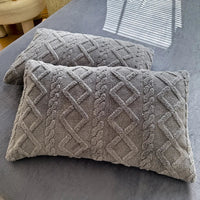 Textured Tufted Standard Pillowcases - PlushNest