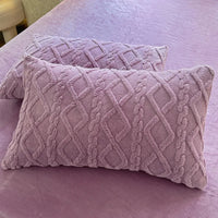 Textured Tufted Standard Pillowcases - PlushNest
