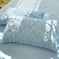 Textured Tufted Standard Pillowcases - PlushNest