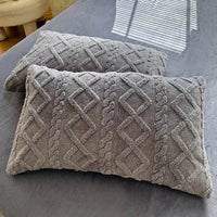 Textured Tufted Standard Pillowcases - PlushNest