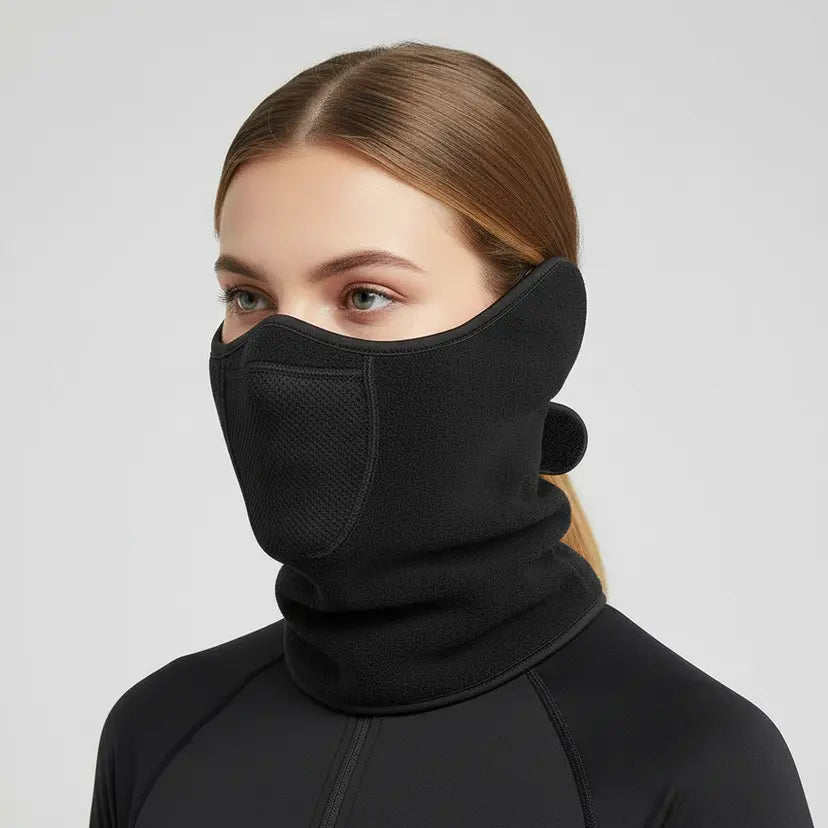Thermal Neck Face Mask Made of Fleece - ThermaShield