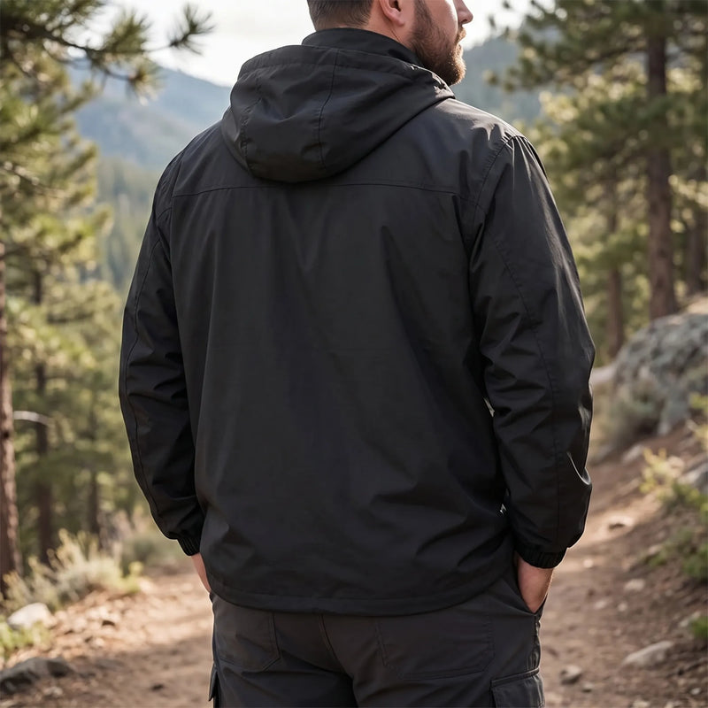Thin Hooded Windbreaker Jacket - Clyde