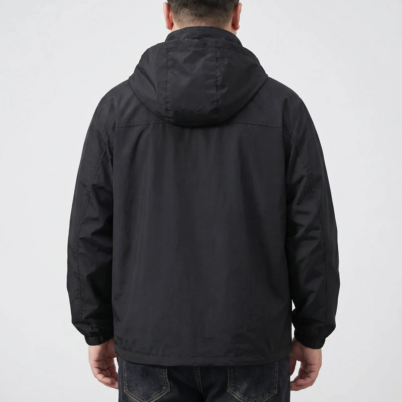 Thin Hooded Windbreaker Jacket - Clyde