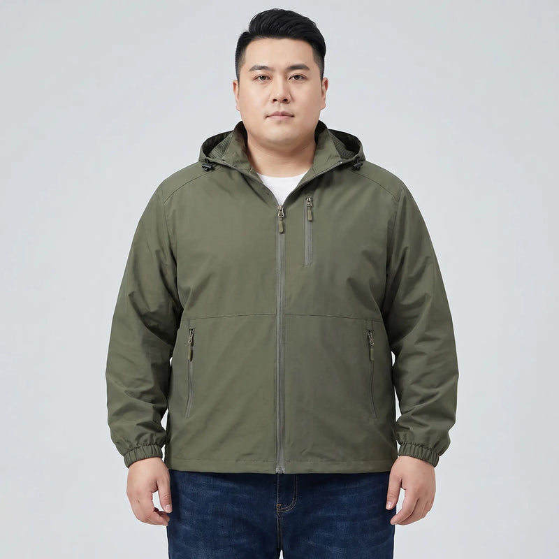 Thin Hooded Windbreaker Jacket - Clyde