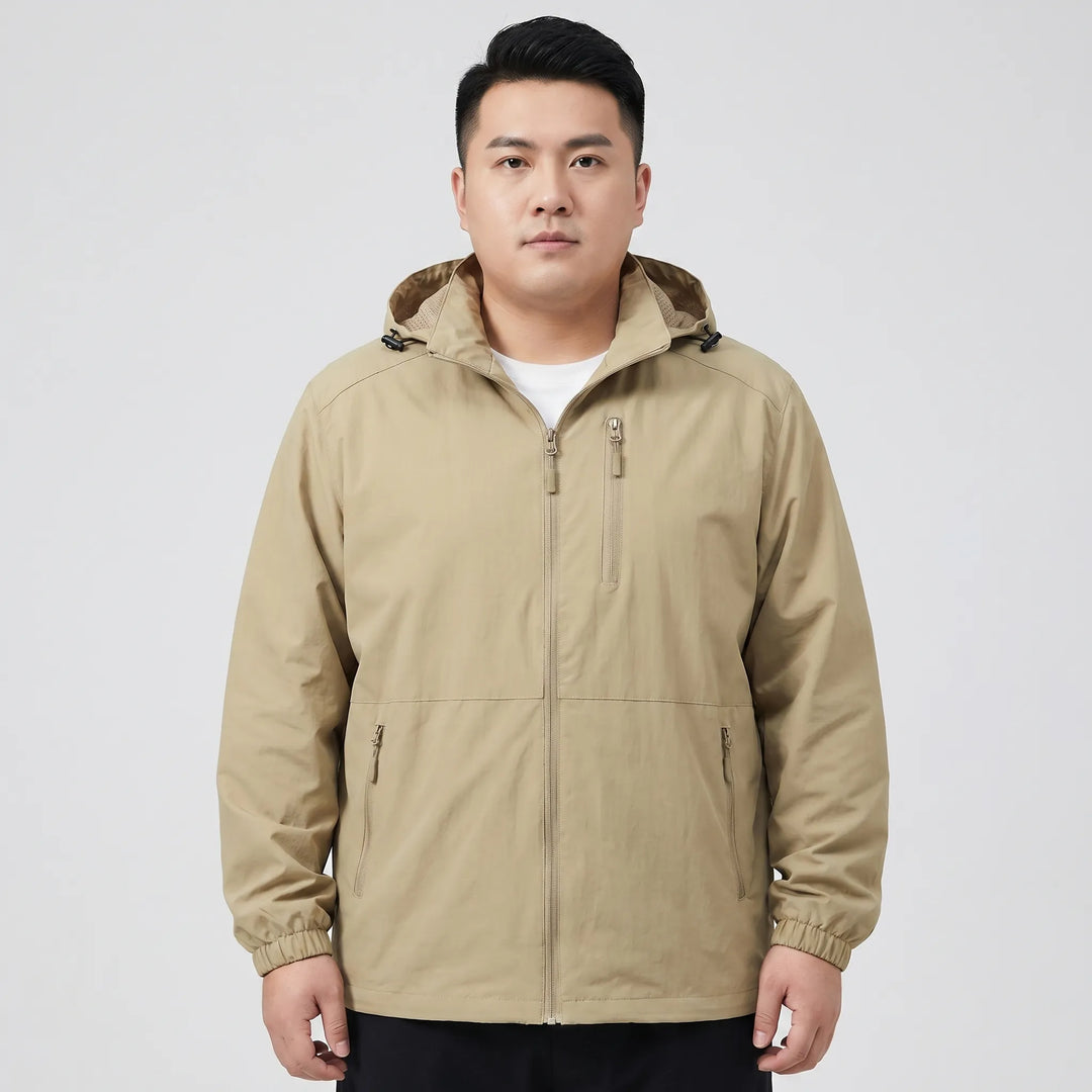 Thin Hooded Windbreaker Jacket - Clyde