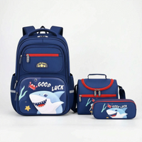 Three-Piece Coordinated School Bag Set - Ruksor