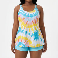 Tie-Dye Plus Size Two-Piece Bikini - Eva
