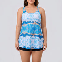 Tie-Dye Plus Size Two-Piece Bikini - Eva