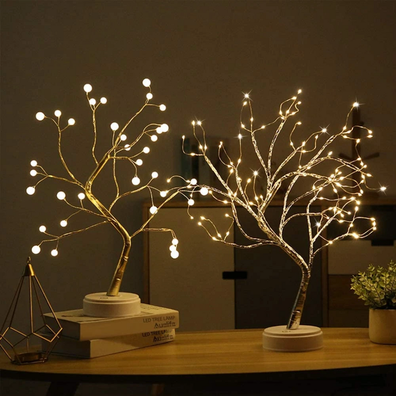 Tischleuchte Mit Biegsamen Zweigen - Enchantree