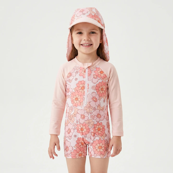 Toddler Girls Rash Guard - Florisca