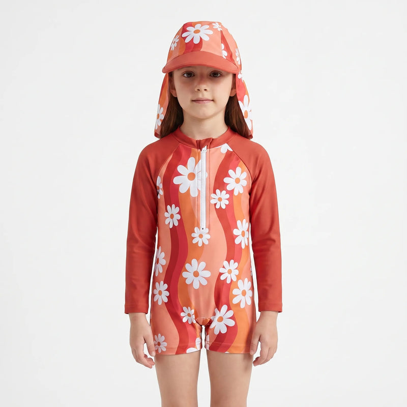 Toddler Girls Rash Guard - Florisca