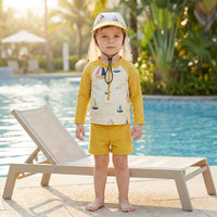 Toddler Three Piece Swim Set - Nautilot