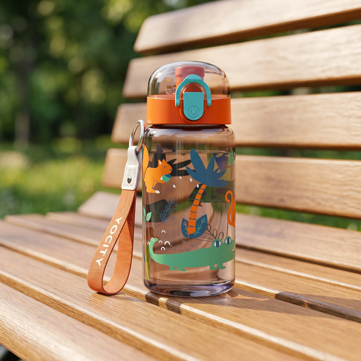 Transparent Printed Children's Water Bottle - Zydro