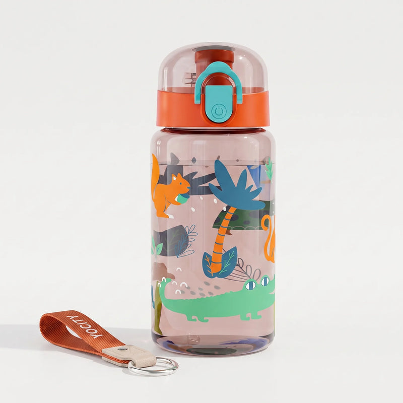 Transparent Printed Children's Water Bottle - Zydro