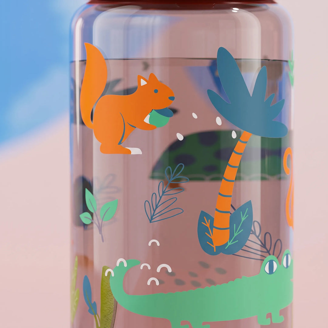 Transparent Printed Children's Water Bottle - Zydro