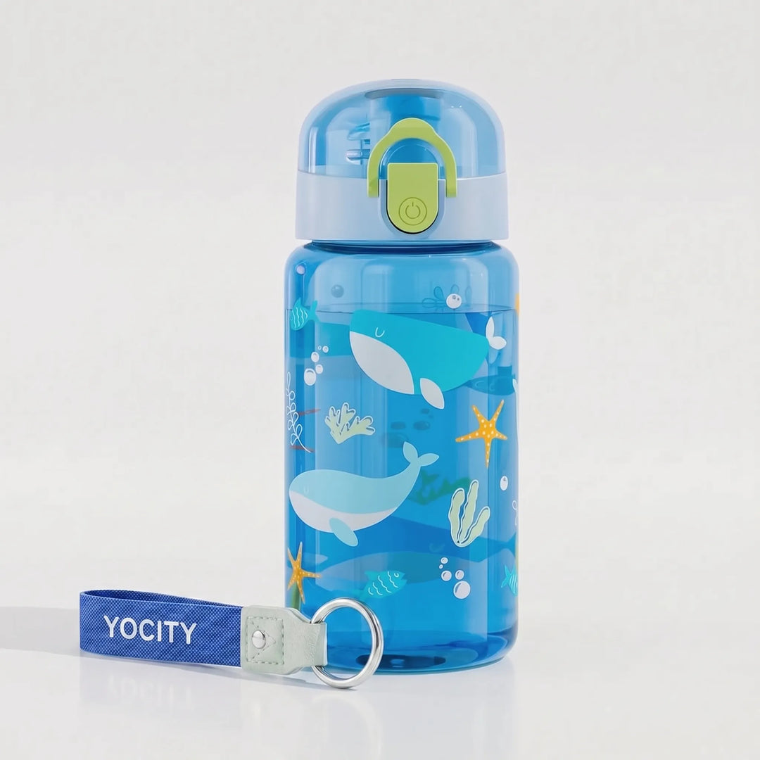 Transparent Printed Children's Water Bottle - Zydro