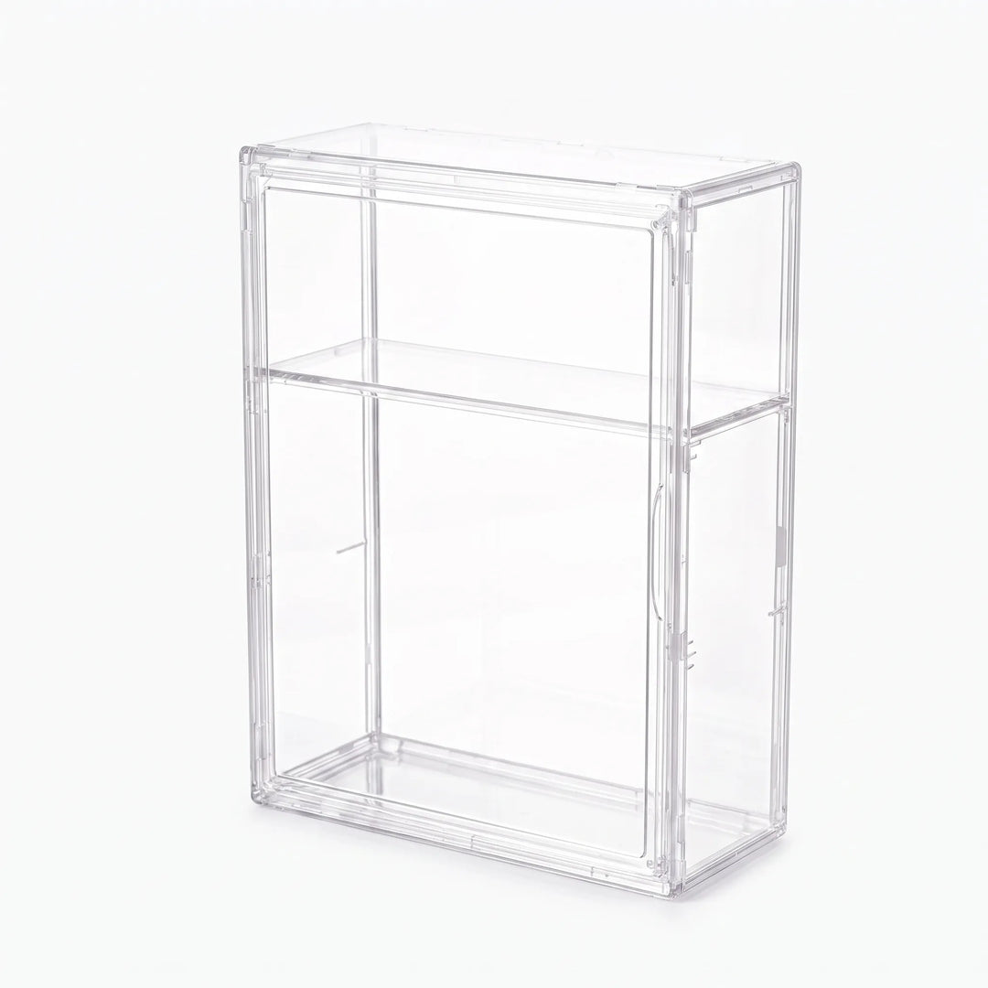 Transparent Stackable Desktop Storage Unit - Claristack