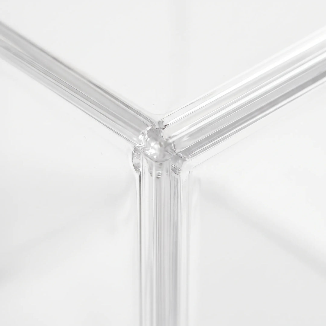 Transparent Stackable Desktop Storage Unit - Claristack