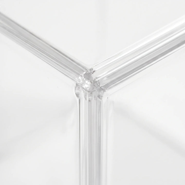 Transparent Stackable Desktop Storage Unit - Claristack