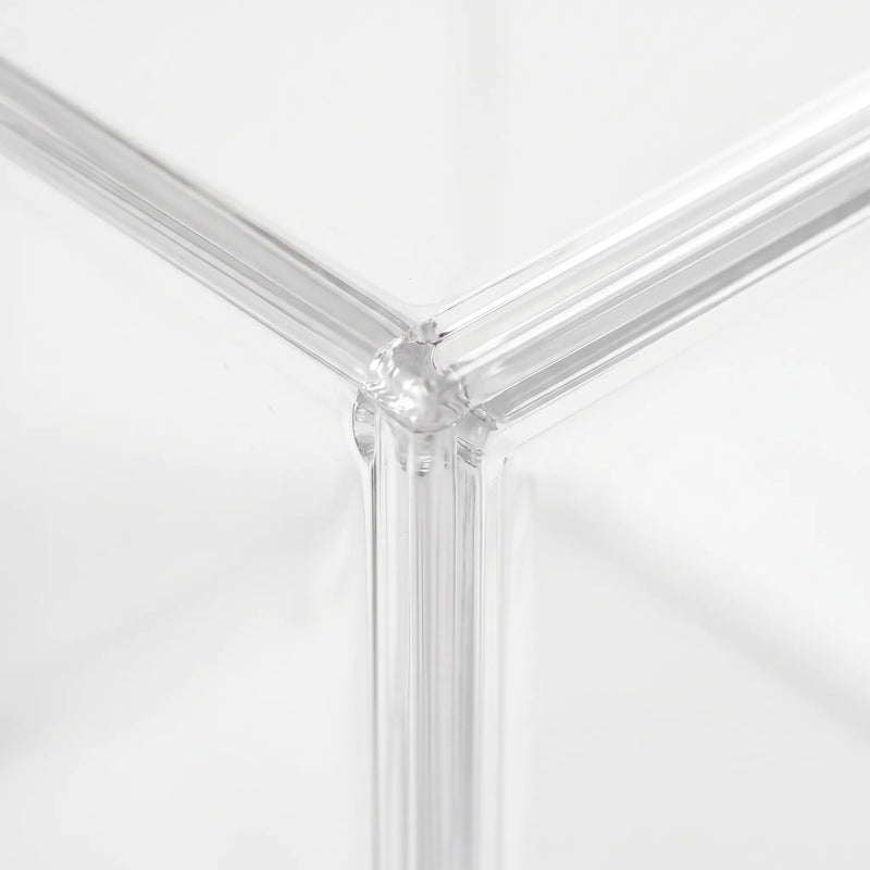Transparent Stackable Desktop Storage Unit - Claristack