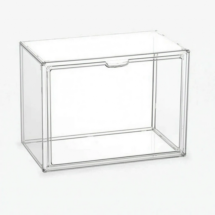 Transparent Stackable Desktop Storage Unit - Claristack