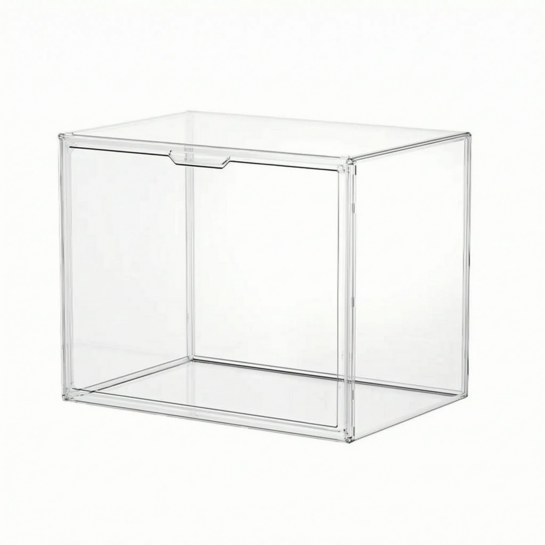 Transparent Stackable Desktop Storage Unit - Claristack