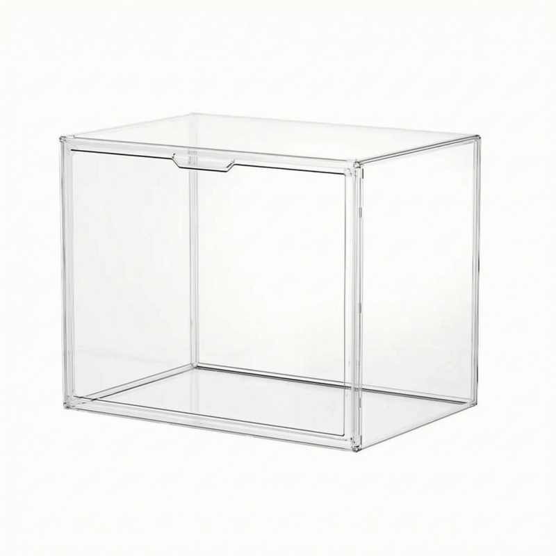 Transparent Stackable Desktop Storage Unit - Claristack
