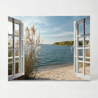 Trompe L'oeil Coastal Wall Print - Vistrio