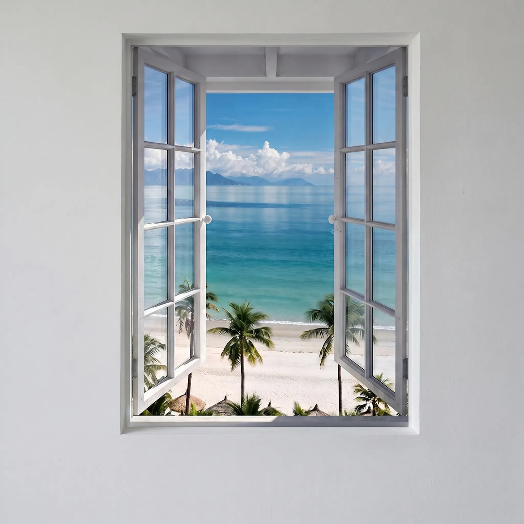 Trompe L'oeil Coastal Wall Print - Vistrio