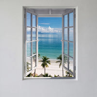 Trompe L'oeil Coastal Wall Print - Vistrio