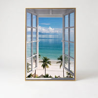 Trompe L'oeil Coastal Wall Print - Vistrio