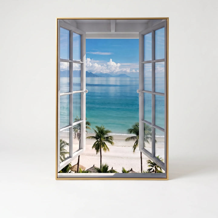 Trompe L'oeil Coastal Wall Print - Vistrio