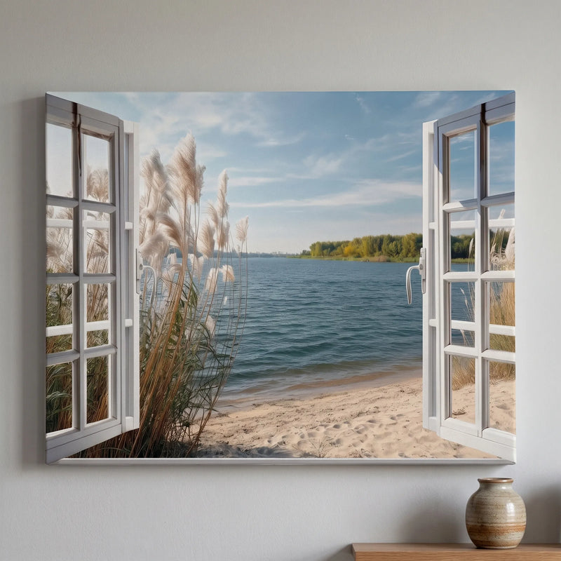 Trompe L'oeil Coastal Wall Print - Vistrio