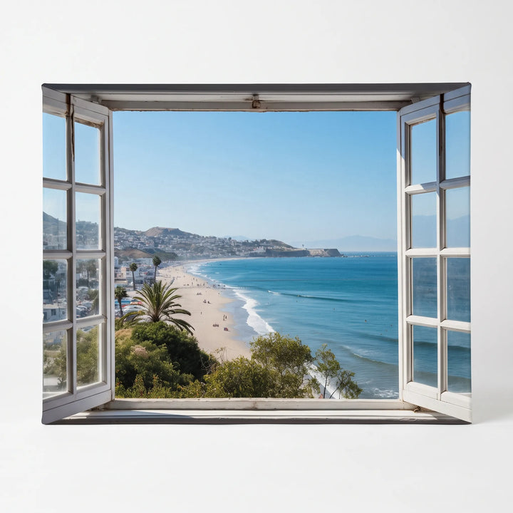Trompe L'oeil Coastal Wall Print - Vistrio