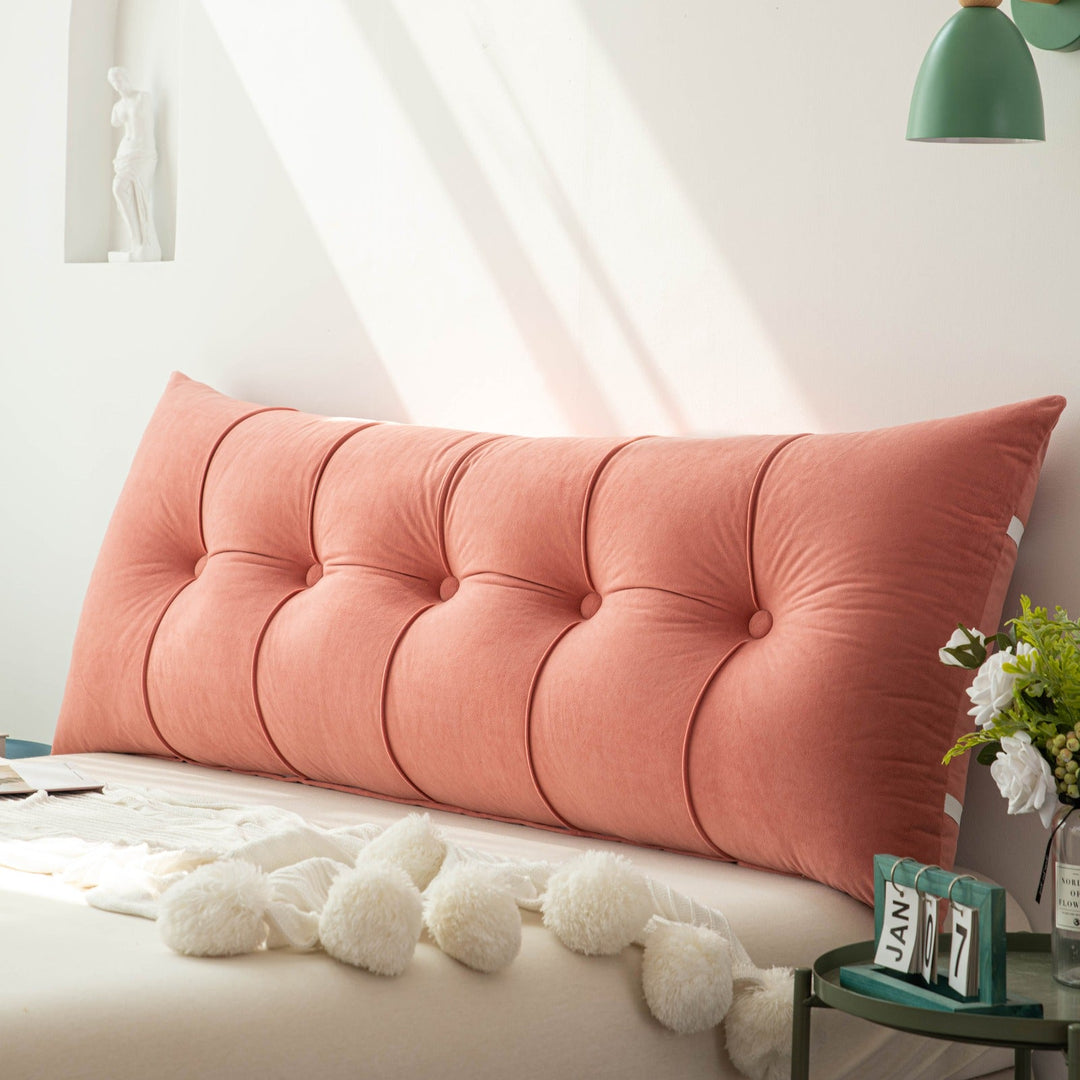 Tufted Backrest Wedge Pillow - Bedvora