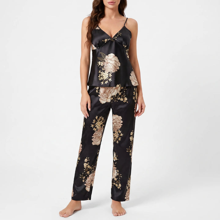 Two-Piece Floral Print Pyjama Set - Christy