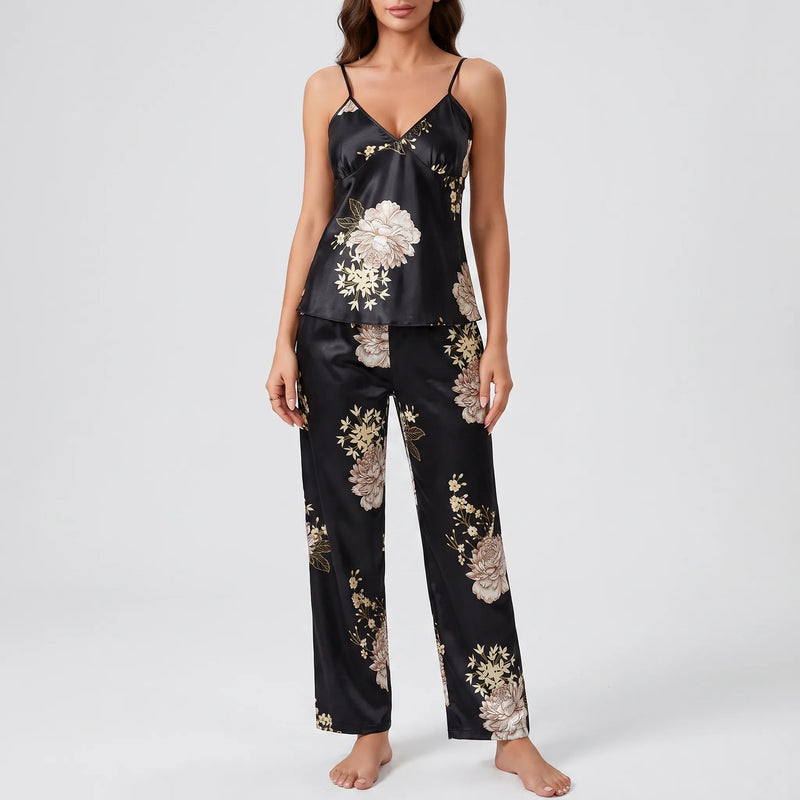Two-Piece Floral Print Pyjama Set - Christy