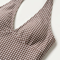 Two-Piece Gingham Swimsuit - Ginghara