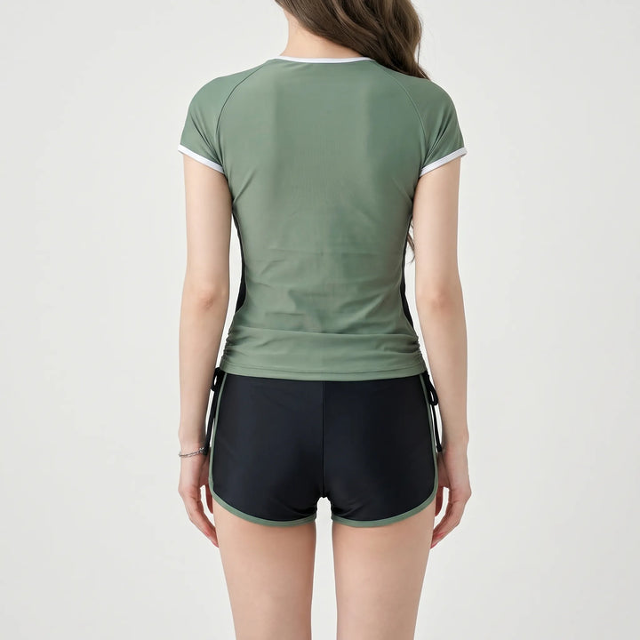 Two-Piece Rash Guard Set - PlungeSet