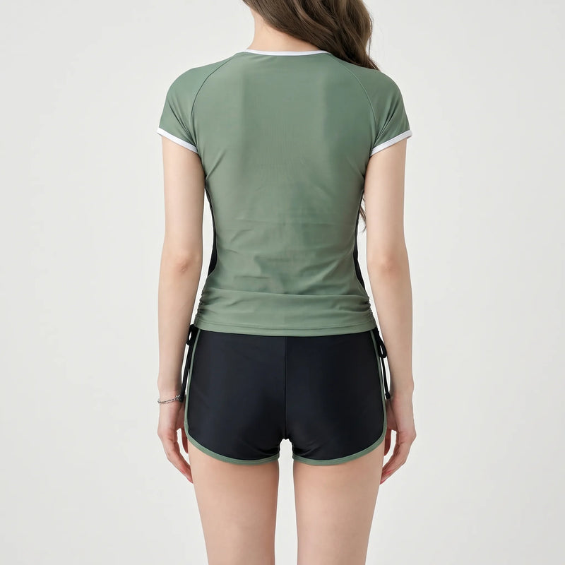Two-Piece Rash Guard Set - PlungeSet