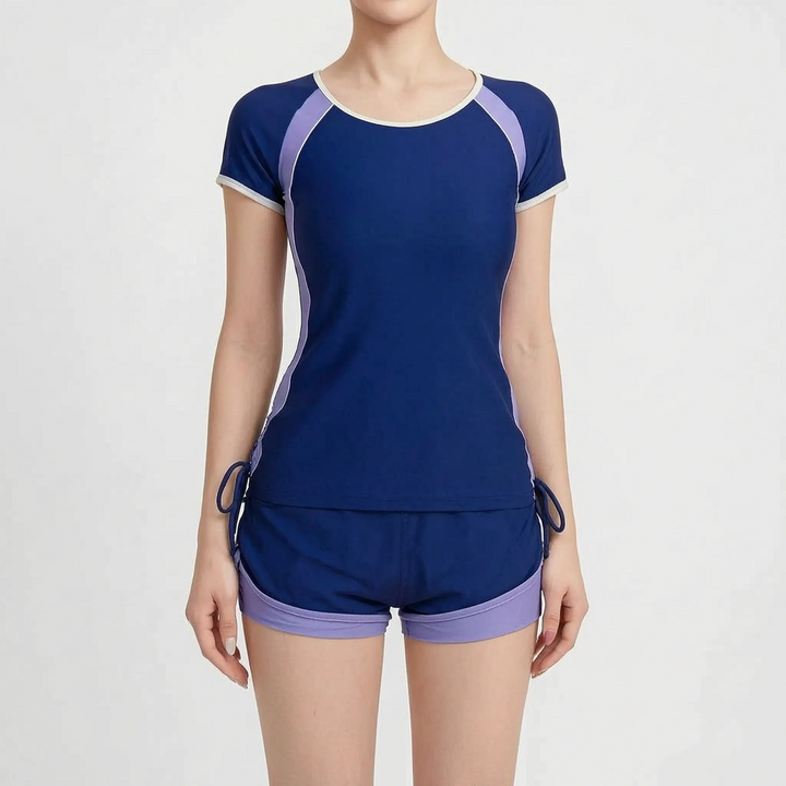 Two-Piece Rash Guard Set - PlungeSet