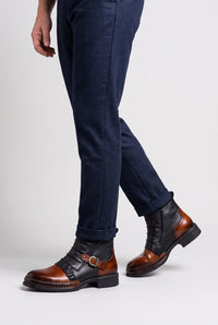 Two-Tone Men's Ankle Boots - Joseph