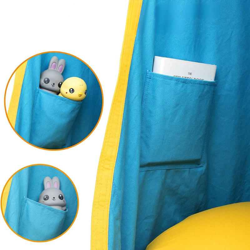 Hanging bag with floating seat for children aged 6 and over – suitable for indoor and outdoor use